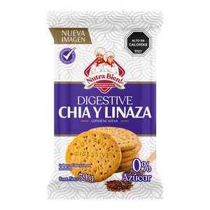 Galleta Digestive Sin Azucar Chia Linaza 39g